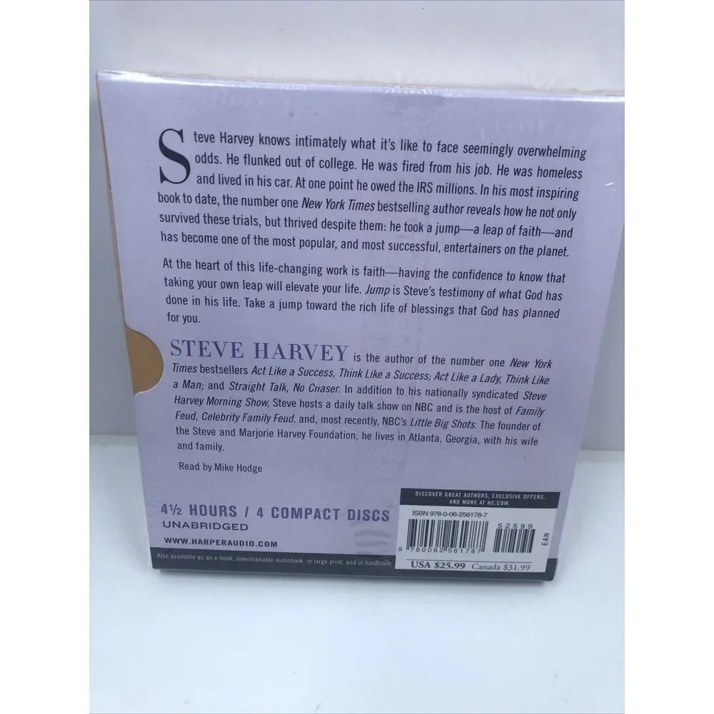 *jump:Take the Leap of Faith to Achieve Your Life of Abundance Steve HarveyAudio